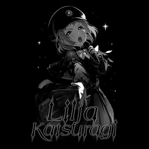 『学園アイドルマスター』【極光】葛城リーリヤ Tシャツ ブラック L